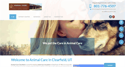 Desktop Screenshot of animalcareclearfield.com